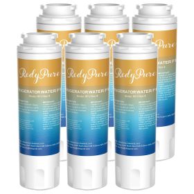 6 Pack Refrigerator Water Filter Replacement For  EDR4RXD1, EveryDrop Filter 4, Maytag UKF8001AXX-750, UKF8001AXX-200, 46-9006, Puriclean II, WD-F07