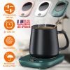 Electric Coffee Mug Warmer for Desk Auto Shut off USB Tea Milk Beverage Cup Heater Heating Plate for Office Home 3 Temperature Setting