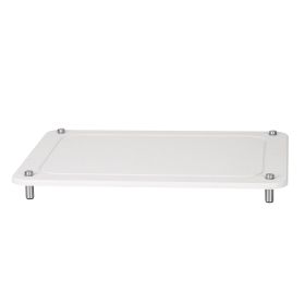 Stone Dish Drying Mats Home Dish Quick Drying Stone Pad Diatomaceous Earth Draining Mat with Anti-Slip Stainless Steel Feet (Option: StoneDryingMat White)