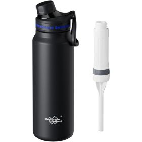 Filtered Water Bottle, 32oz Stainless Steel Water Bottle, With Filter Cartridge (Option: W14013566)